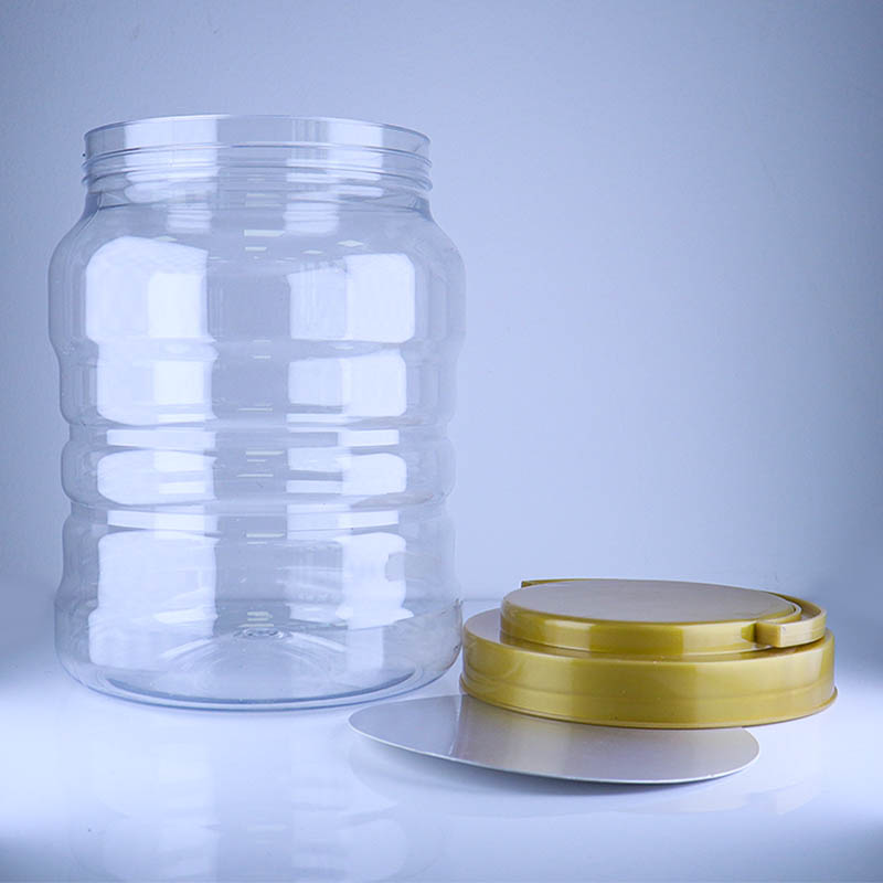Food Grade PET Plastic Packaging Screw Cap Bottle