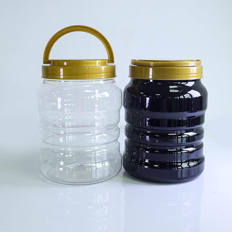 Food Grade PET Plastic Packaging Screw Cap Bottle